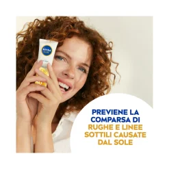 Nivea Sun Uv Viso Anti-età Fp50 Crema Solare Viso Antirughe E Antimacchie Con Coenzima Q10 50ml
