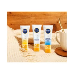 Nivea Sun Uv Viso Sensitive Fp50 Crema Solare Viso Delicata Per Pelli Sensibili 50ml
