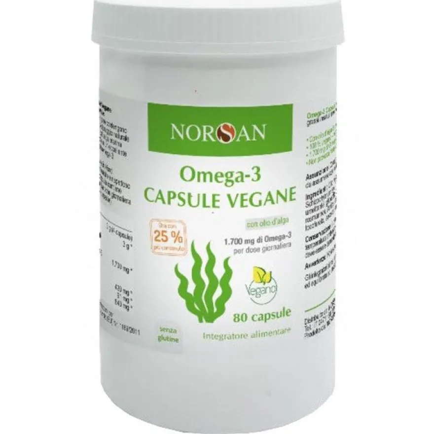 Norsan Omega 3 Vegano 80 Capsule