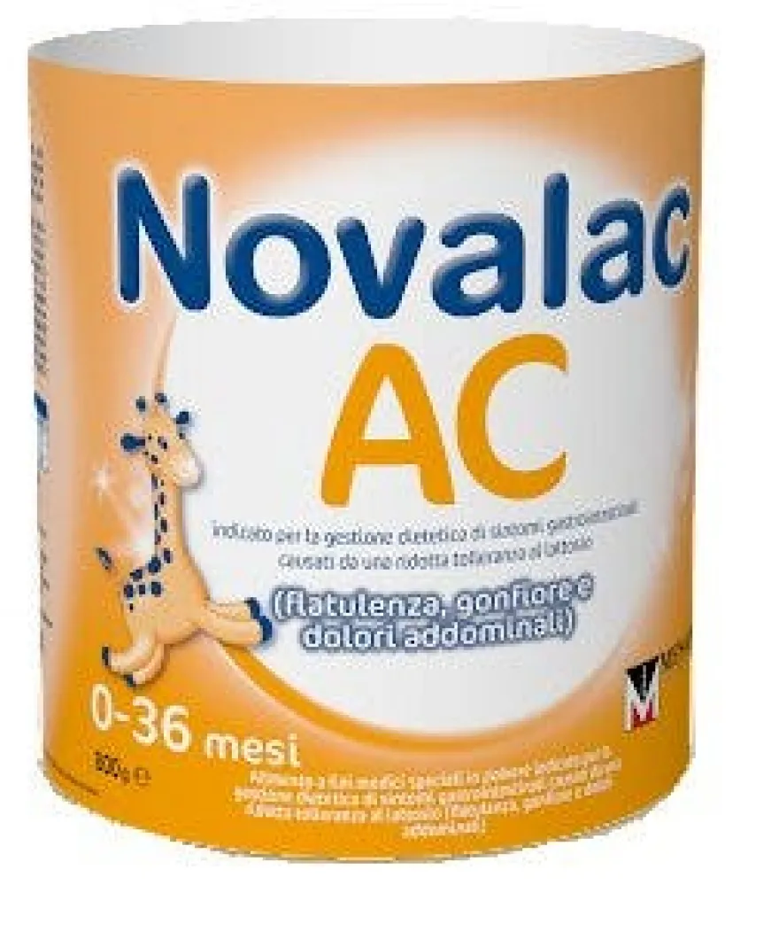 Novalac AC Flatulenza Gonfiore e Dolori Addominali Latte Dalla Nascita 800 g