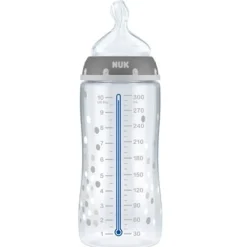 Nuk First Choice Biberon Con Temperature Control Tettarella Silicone 0-6 Mesi 1 Pezzo