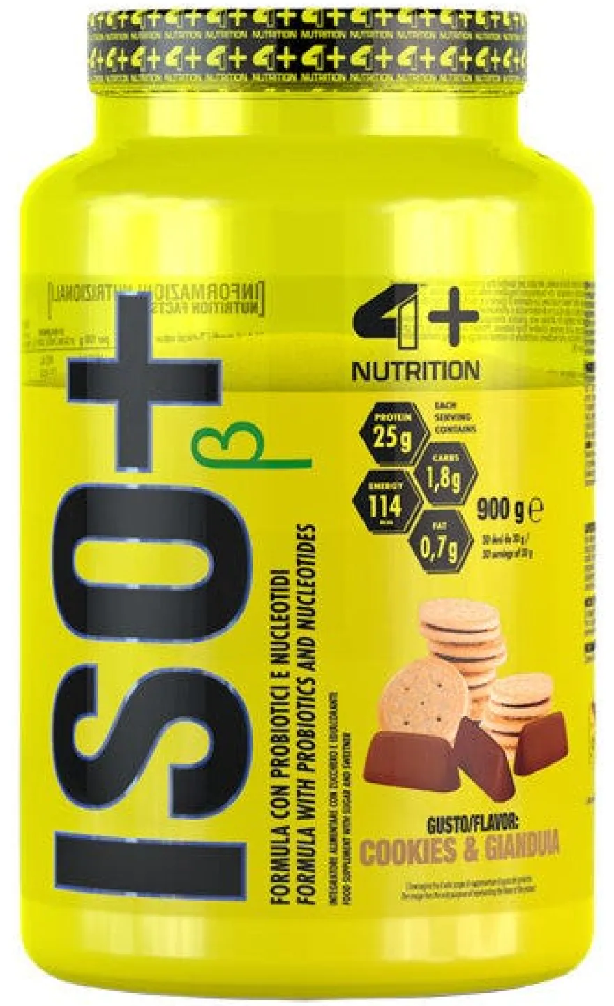 4+ Nutrition ISOß+ Cookies & Gianduia 900g