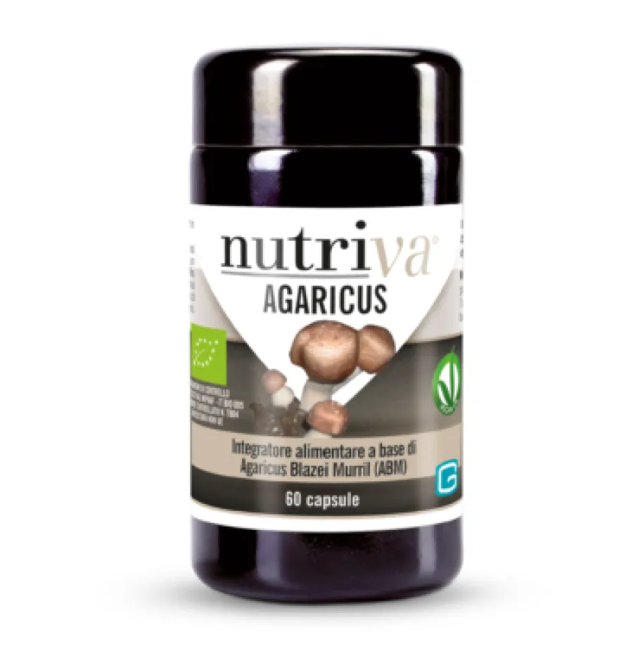 Nutriva Agaricus ABM 60 Capsule Vegetali