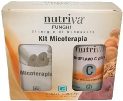 Nutriva Kit Micoterapia Reishi 60 Capsule +Bioflavo C Plus 60 Compresse