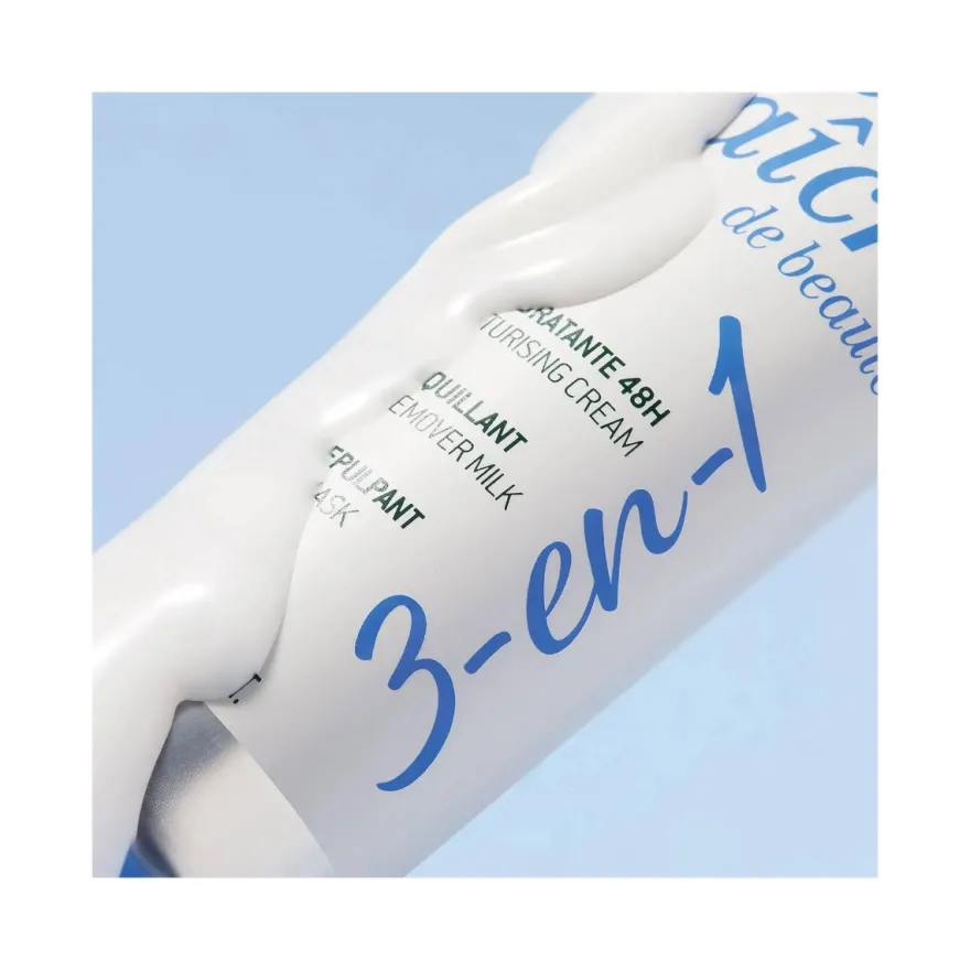 Nuxe Crème Fraîche De Beaute 3In1 Crema Idratante 48H/Latte Struccante/Maschera Rimpolpante 100ml