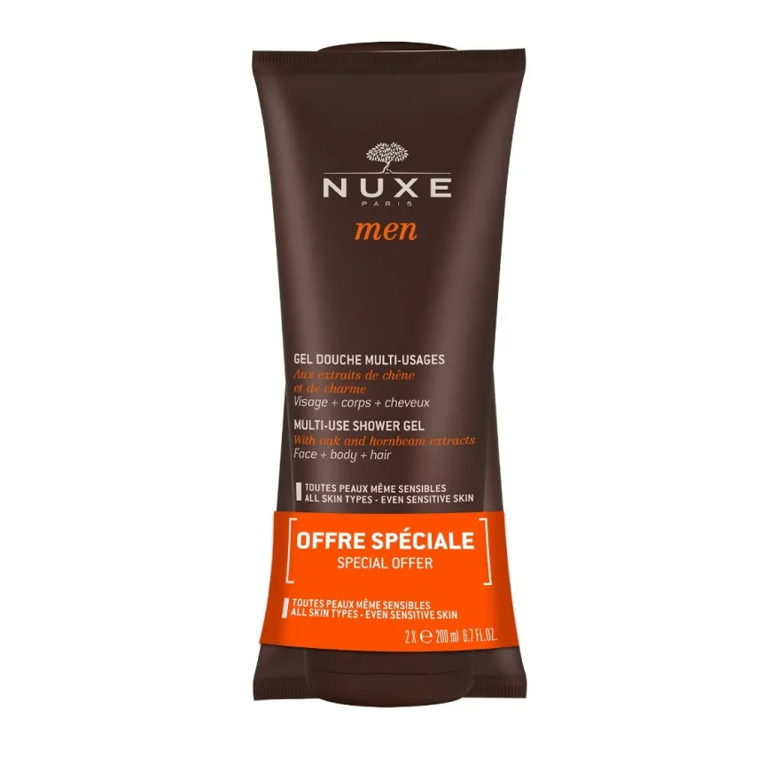 Nuxe Men Duo Gel Doccia Multiuso Uomo 2x200ml