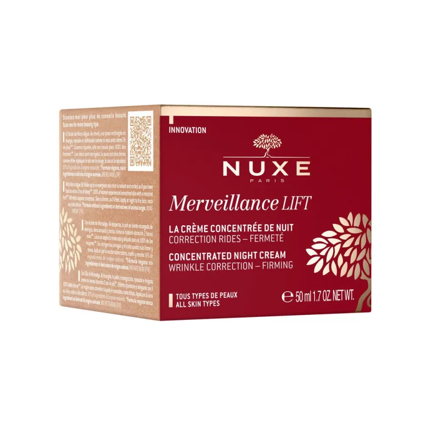 Nuxe Merveillance Lift Crema Antirughe Notte 50ml - Efficacia Anti-età