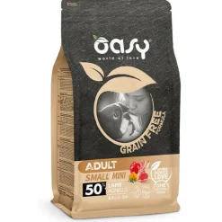 Oasy Dry Grain Free Formula Crocchette All'Agnello Per Cani Adulti Taglia Small/Mini Sacco 2,5kg