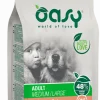 Oasy Dry Monoproteico Crocchette Al Salmone Per Cani Taglia Media/Grande Sacco 12kg