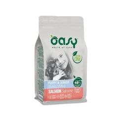 Oasy One Animal Protein Puppy & Junior Small & Mini Con Salmone Per Cani Cuccioli 2.5kg