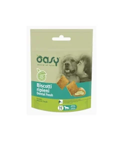 Oasy Snack Cane Biscotti Ripieni Dental Fresh 70g