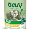 Oasy Wet Dog Lifestage Patè Pollo Cibo Umido Cani Adulti Lattina 400g