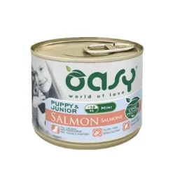 Oasy Wet Dog One Puppy Small/mini Salmone 200 g