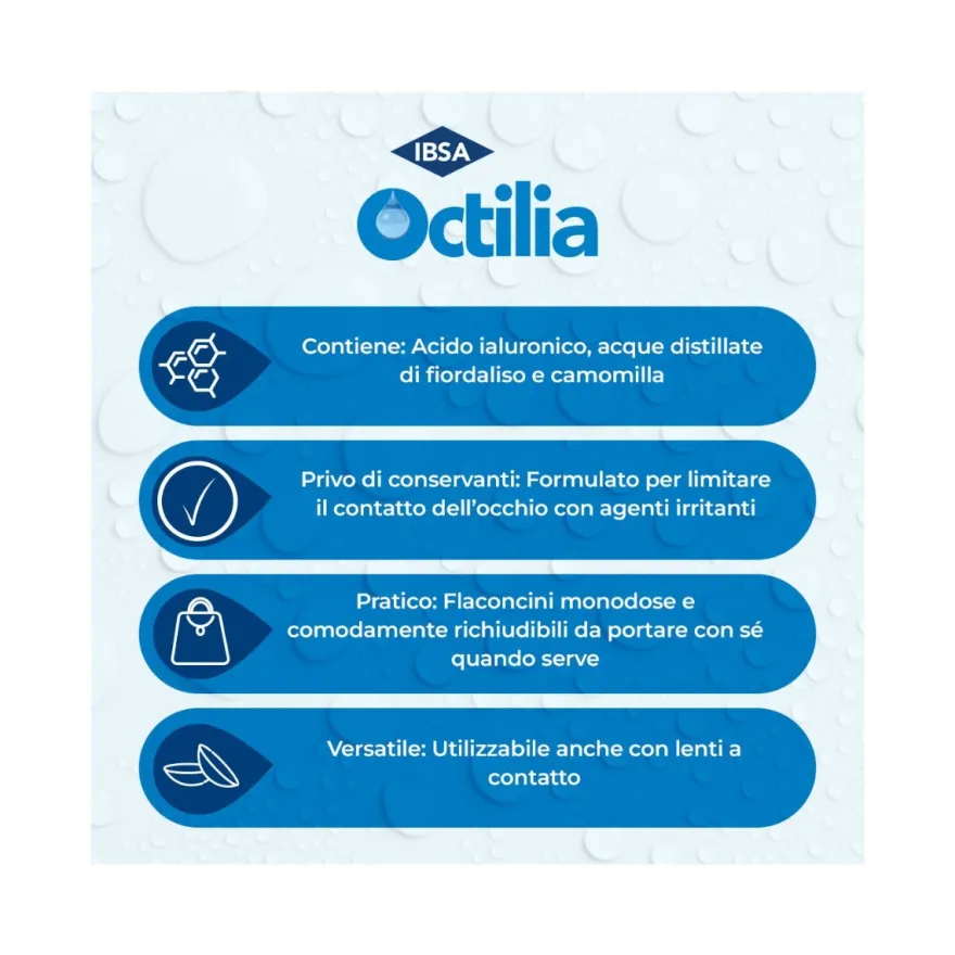 Octilia Natural Gocce 10 Flaconcini Monodose