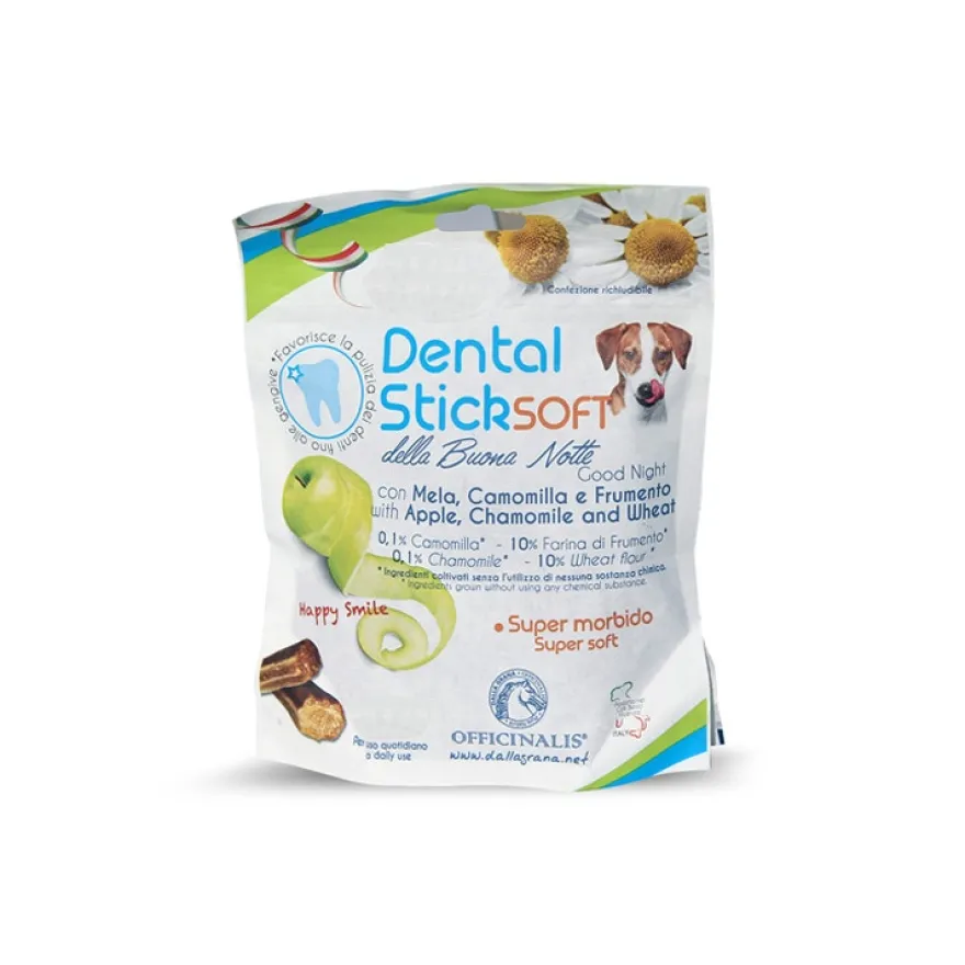 Officinalis Dental Stick Della Buonanotte Soft Snack Cani Taglia Grande 130g
