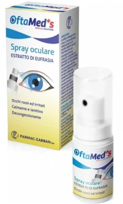 Oftamed's Spray Oculare Occhi Rossi E Irritati Estratto Eufrasia 10ml