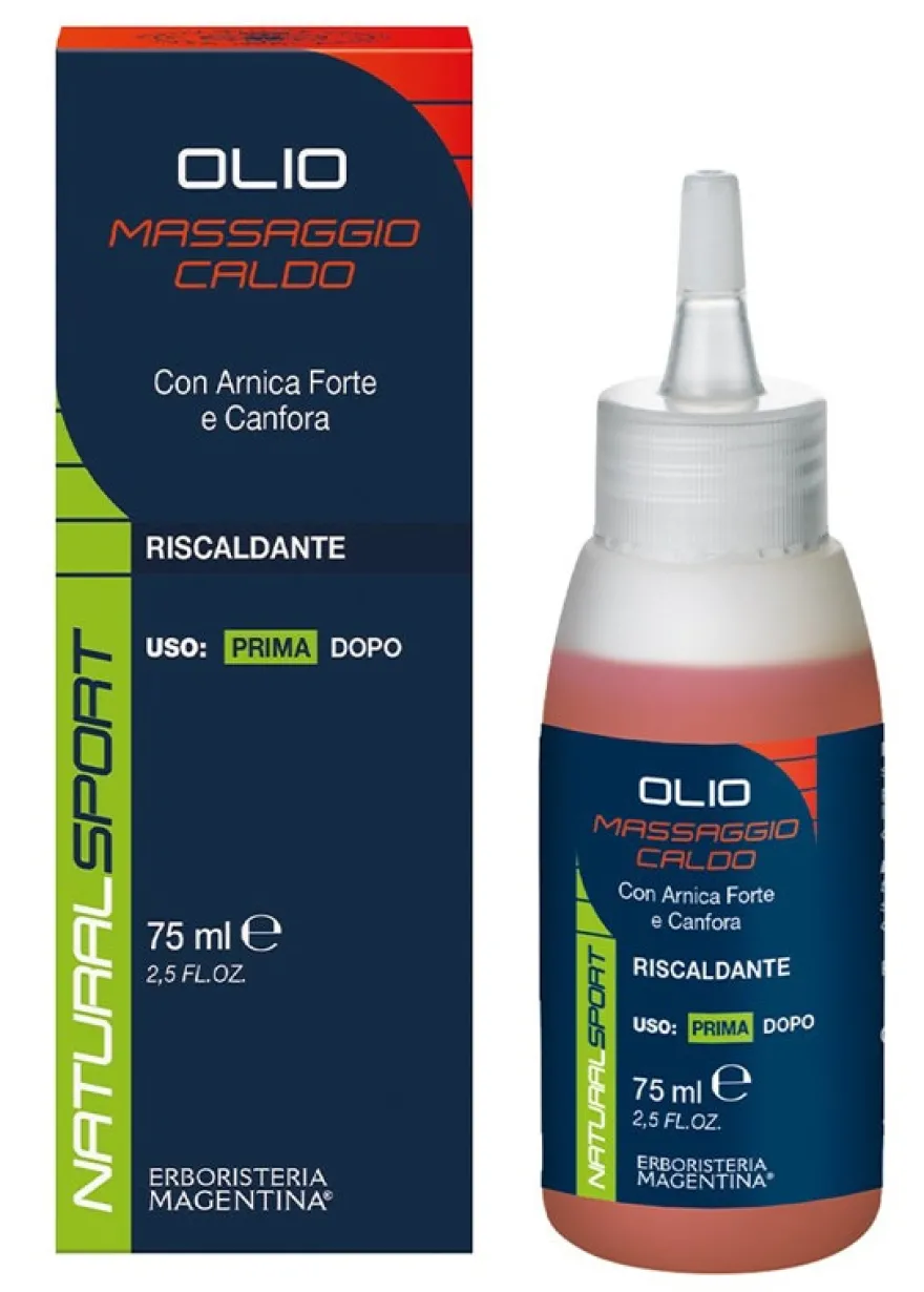Olio Massaggio Caldo Natural Sport 75ml