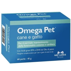 Omega Pet Mangime Complementare Per Cani E Gatti 60 Perle
