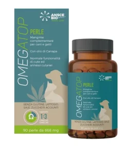 Omegatop Mangime Complementare Per Cani E Gatti 90 Perle Softgel