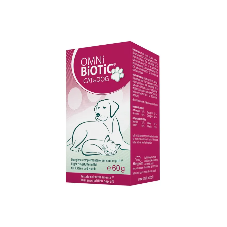 Omni Biotic Cat&Dog Mangime Complementare Per Cani e Gatti 60g