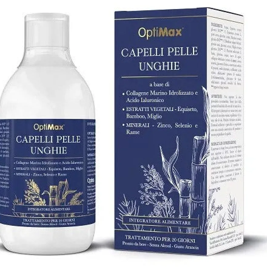 Optimax Integratore Capelli/Pelle/Unghie 500ml
