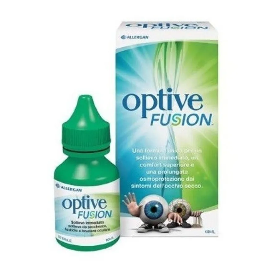 Optive Fusion Soluzione Oftalmica 10ml Allevia Occhi Secchi