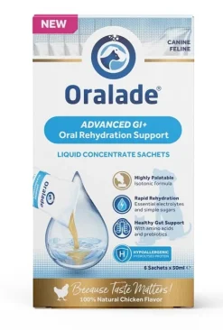 Oralade Supporto Avanzato GI+ Concentrato Per Cani/Gatti 6 Buste Da 50g