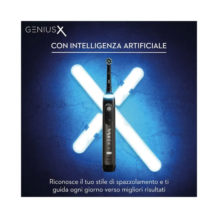 Oral-B Genius X Spazzolino Elettrico Ricaricabile Nero