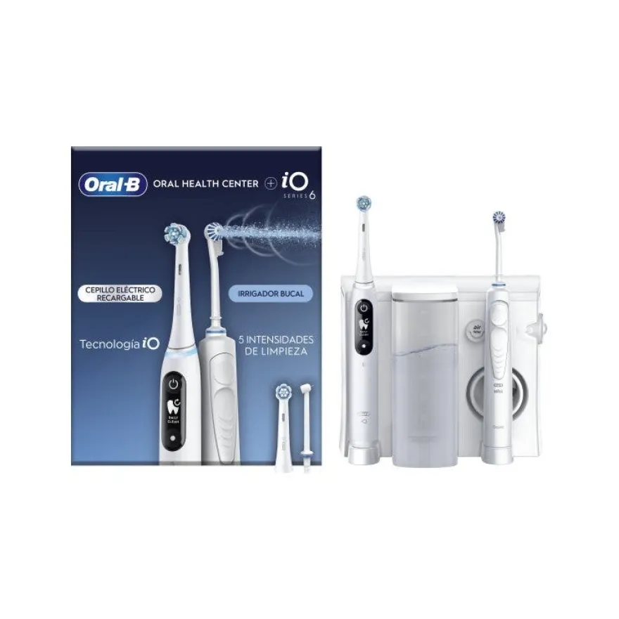 Oral-B Idropulsore Oral Health Center + iO Series 6
