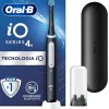 Oralb io 4 Nero Spazzolino Elettrico + Travel Case + Porta Refill