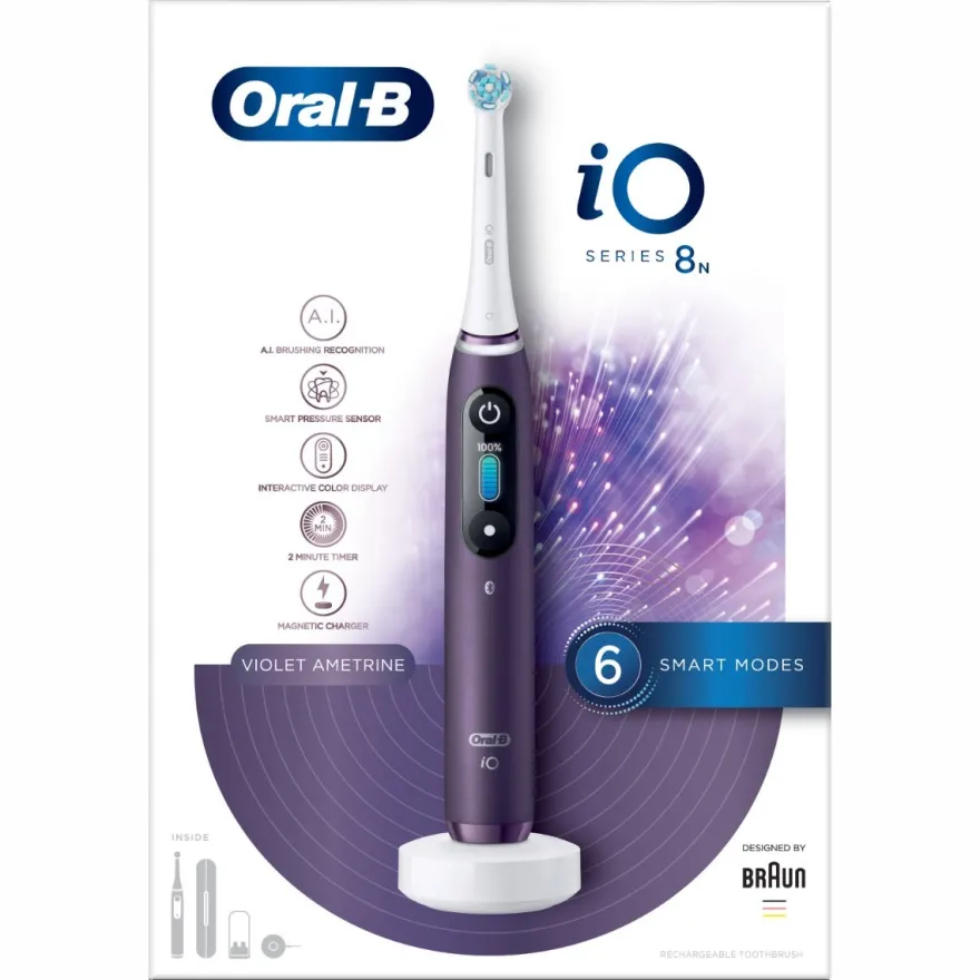 Oral B iO 8n Spazzolino Elettrico Viola
