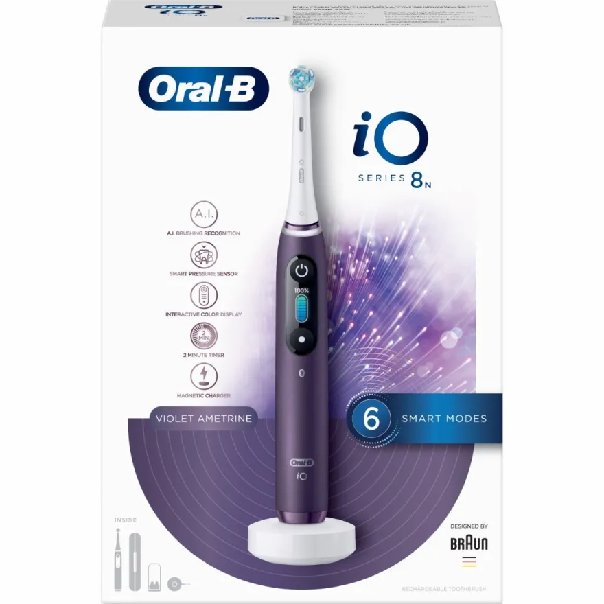 Oral B iO 8n Spazzolino Elettrico Viola