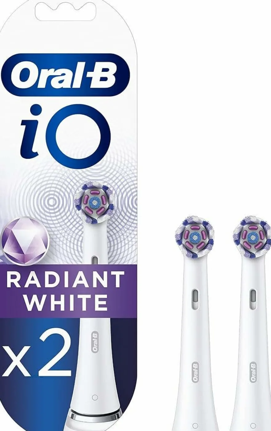Oral-B iO Radiant White Testine di Ricambio 2 Pezzi
