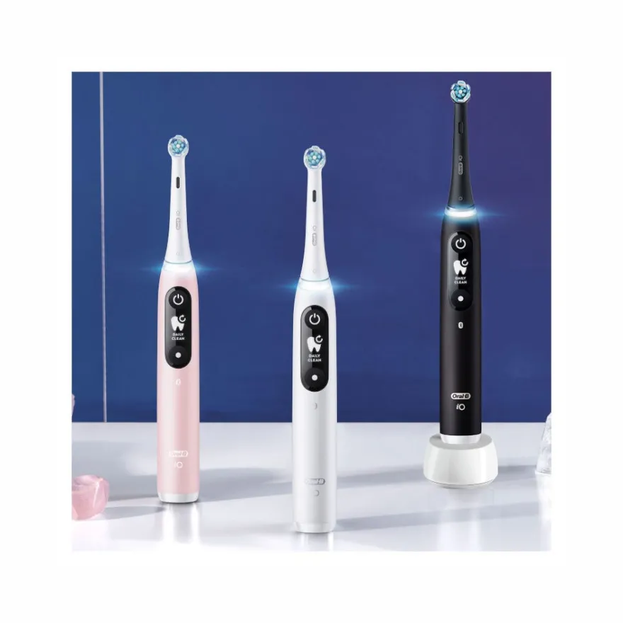 Oral-B iO6 Spazzolino Elettrico Ricaricabile Nero Con Custodia Da Viaggio