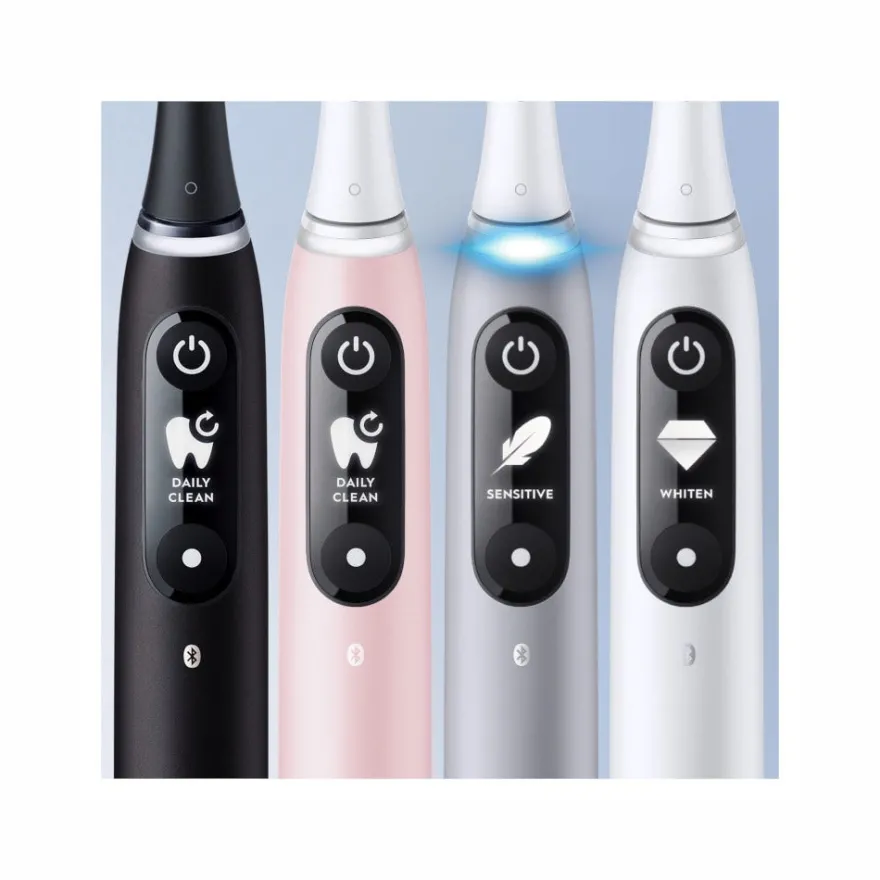 Oral-B iO6 Spazzolino Elettrico Ricaricabile Nero Con Custodia Da Viaggio