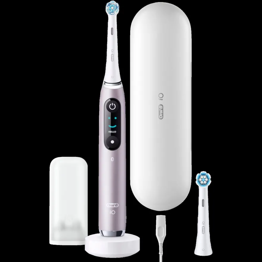 Oral-B iO 9S Spazzolino Elettrico Ricaricabile Rosa + 2 Testine