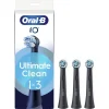 Oralb Power Refill io Ultra Clean Black 3 Pezzi