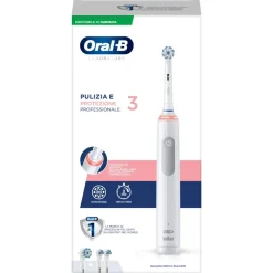 Oral-B Pro 3 Pulizia E Protezione Professionale Spazzolino Elettrico + 2 Refill