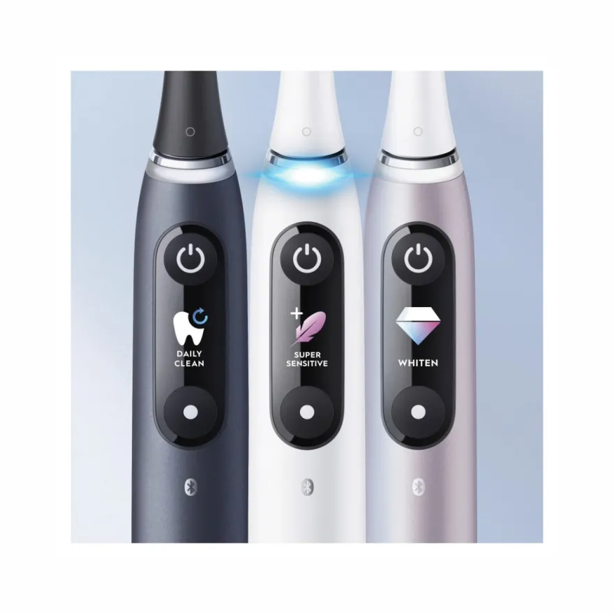 Oral-B Spazzolino Elettrico Ricaricabile iO 9S Bianco, 2 Testine, 1 Custodia Da Viaggio Ricaricabile, 1 Spazzolino