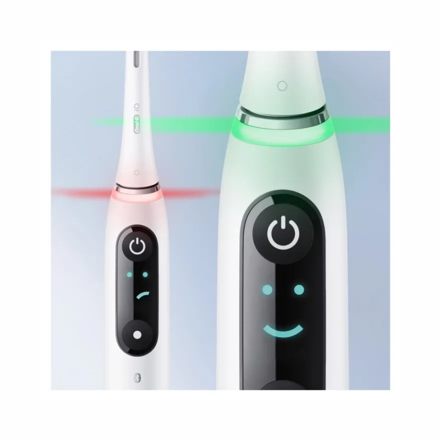 Oral-B Spazzolino Elettrico Ricaricabile iO 9S Bianco, 2 Testine, 1 Custodia Da Viaggio Ricaricabile, 1 Spazzolino