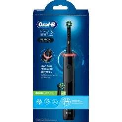 Oral-B Spazzolino Elettrico Ricaricabile Pro Series 3 Nero + 2 Testine