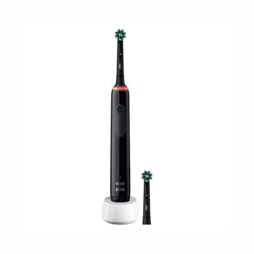 Oral-B Spazzolino Elettrico Ricaricabile Pro Series 3 Nero + 2 Testine