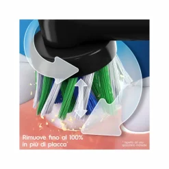 Oral-B Spazzolino Elettrico Ricaricabile Pro Series 3 Nero + 2 Testine