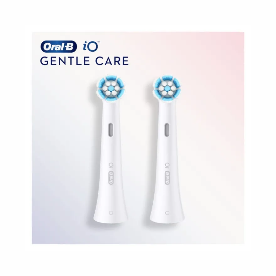 Oral-B Testine Di Ricambio Io Gentle Care Bianche 2 Pezzi