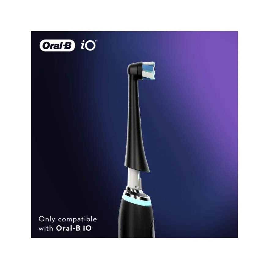 Oral B Testine Di Ricambio Io Ultimate Clean Nere 4 Pezzi