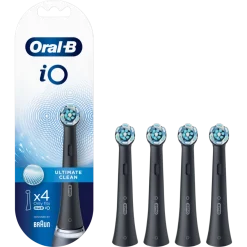 Oral B Testine Di Ricambio Io Ultimate Clean Nere 4 Pezzi