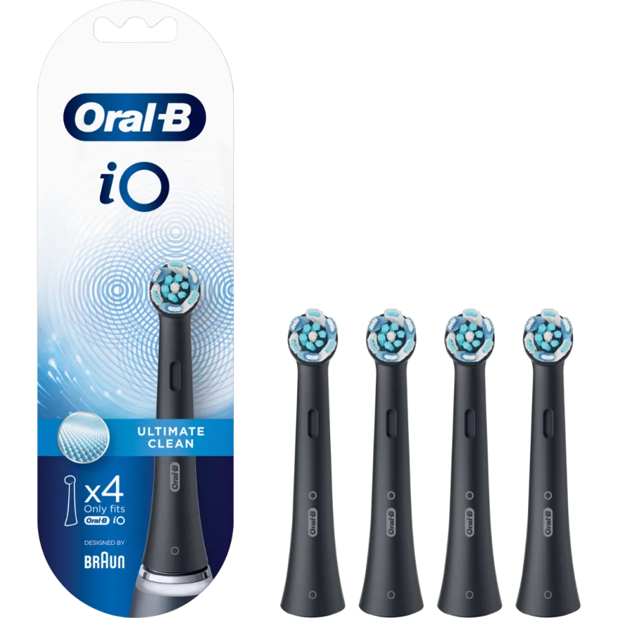 Oral B Testine Di Ricambio Io Ultimate Clean Nere 4 Pezzi