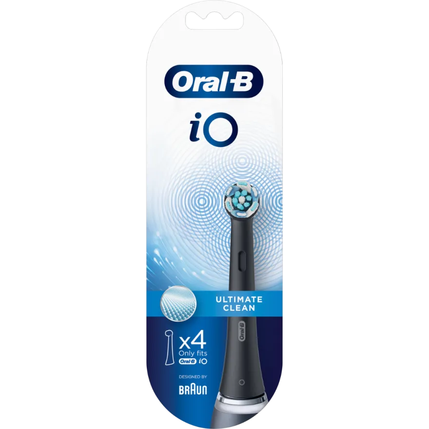 Oral B Testine Di Ricambio Io Ultimate Clean Nere 4 Pezzi