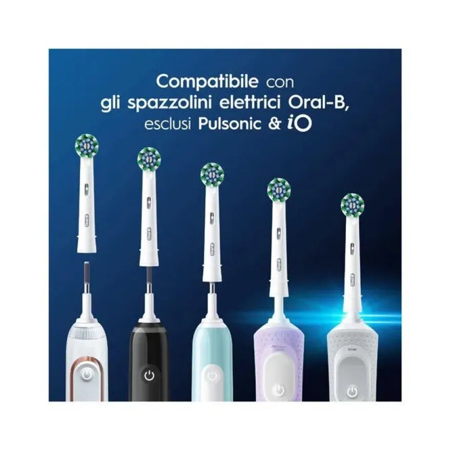 Oral-B Testine Di Ricambio Pro Cross Action 3 Pezzi