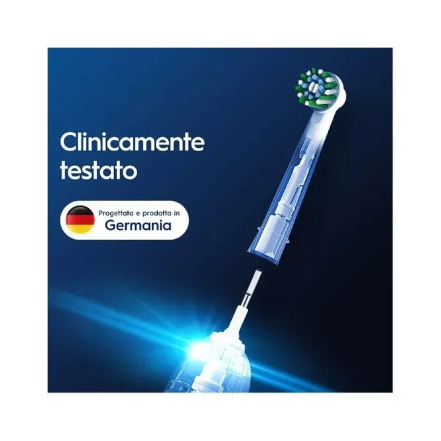 Oral-B Testine Di Ricambio Pro Cross Action 3 Pezzi